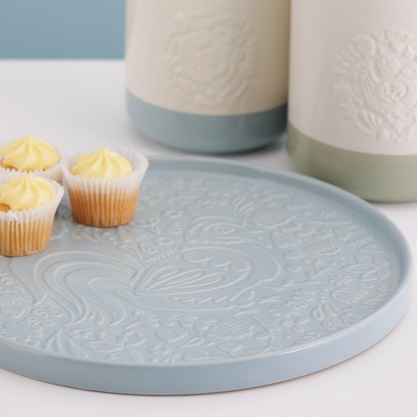 Prašno moder servirni keramičen krožnik ø 30 cm Home to Roost – Mason Cash-image-2