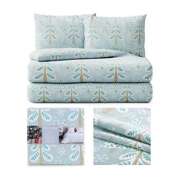 Flanelna posteljnina AmeliaHome Snuggy Lumi, 200 x 220 cm-image-2