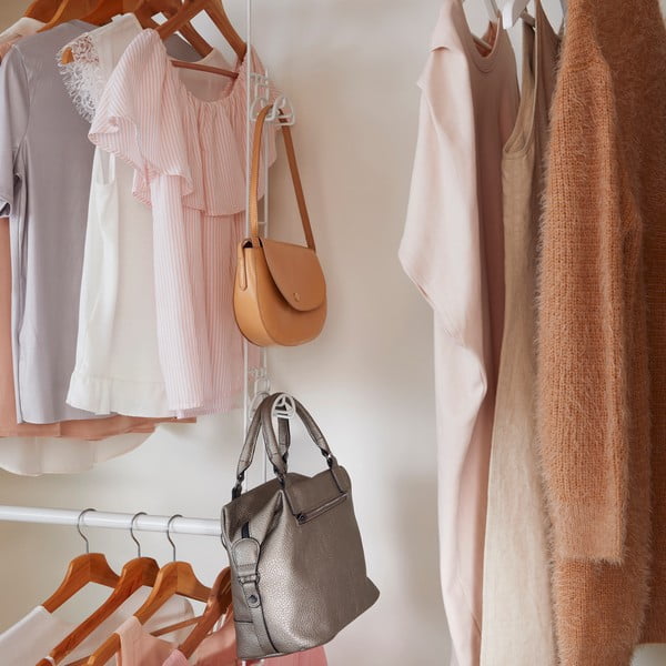 Komplet 2 lestev in raztegljivega droga za oblačila Compactor Muro-image-4