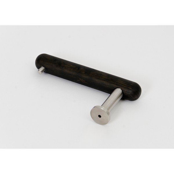 Stenski nosilec toaletnega papirja iz črnega hrasta Wireworks Yoku-image-3