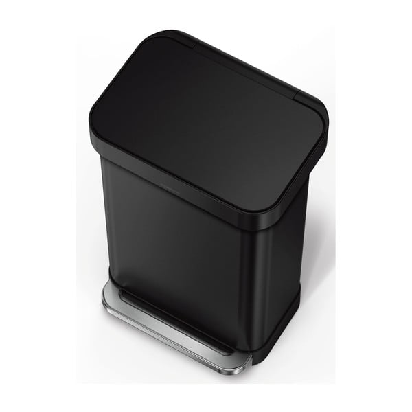 Jeklen koš za smeti s pedalom 45 l – simplehuman-image-3