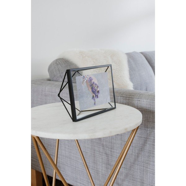 Črn kovinski stoječ/stenski okvir 20x15 cm Prisma – Umbra-image-4