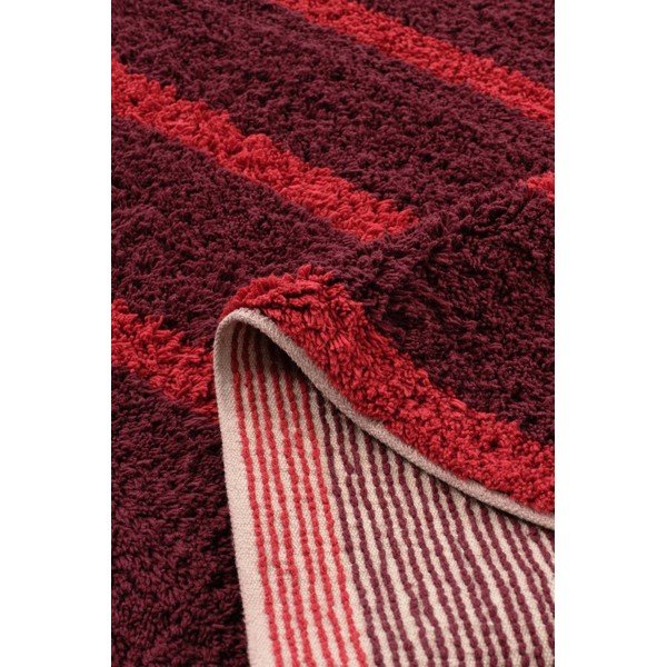 Rdeč/bordo rdeč bombažen tekač 80x250 cm Mika – Jotex-image-3