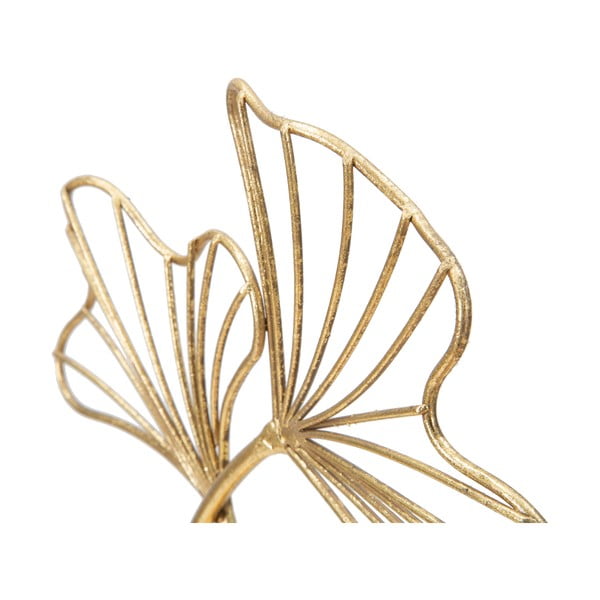 Dekoracija v zlati barvi Mauro Ferretti Leaf Glam, višina 35 cm-image-2