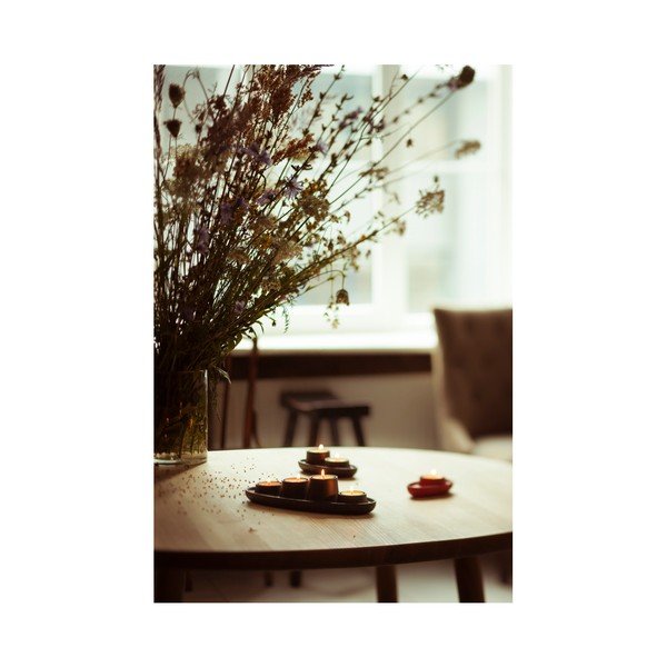 Svečnik v bordo rdeči barvi EMKO Aye Aye Four Candles-image-1