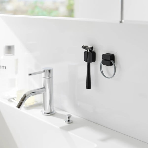 Črna silikonska večnameska držala v kompletu 2 ks Film Hook – YAMAZAKI-image-4