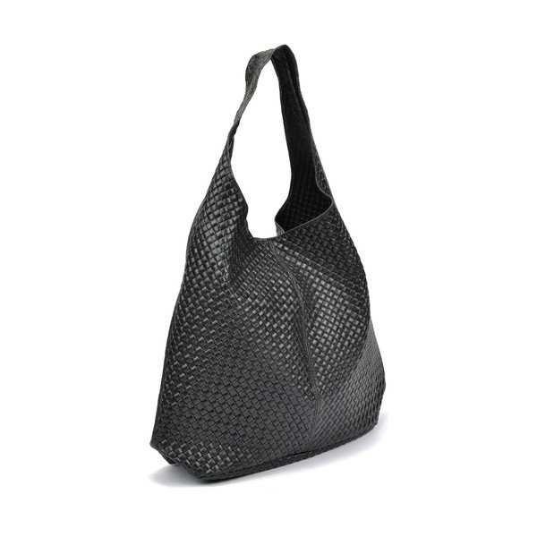 Črna usnjena torbica Mangotti Torbe Serena-image-2