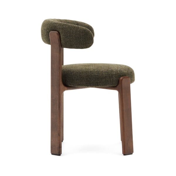 Kaki zelen in rjav jedilni stol iz masivnega jesena Granite – Kave Home-image-4