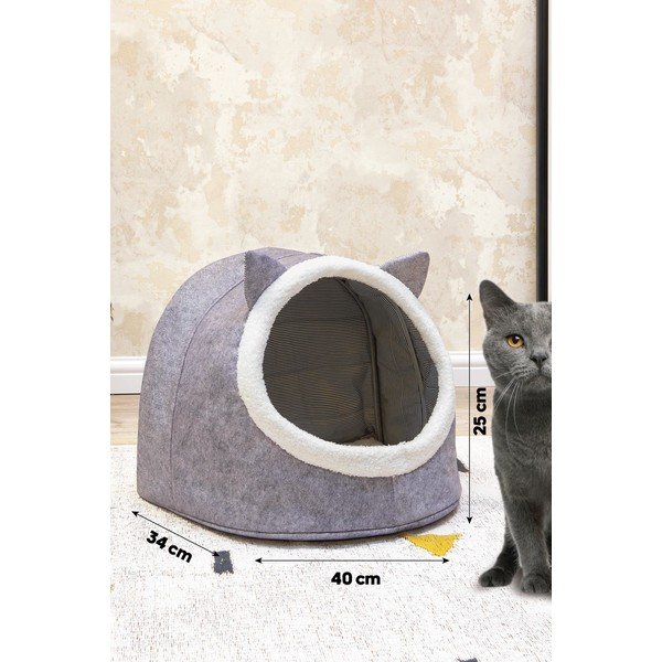 Siva postelja - Mioli Decor-image-1