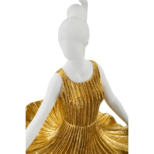 Bela/zlata namizna svetilka s tekstilnim senčilom (višina 90,5 cm) Dancer – Mauro Ferretti-image-3