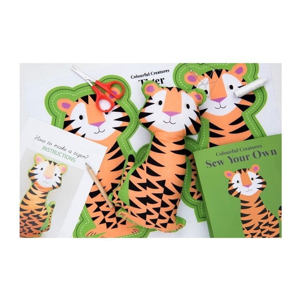 Komplet za šivanje plišaste igrače Rex London Tiger-image-2