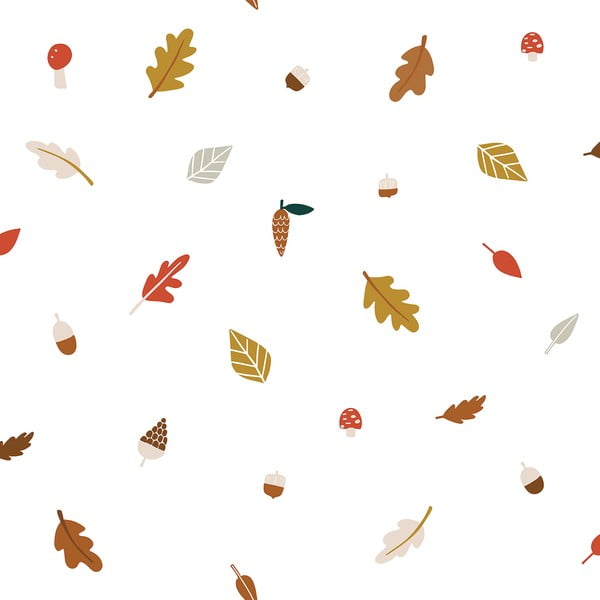Otroška tapeta 10 m x 50 cm Autumn Leaves – Lilipinso