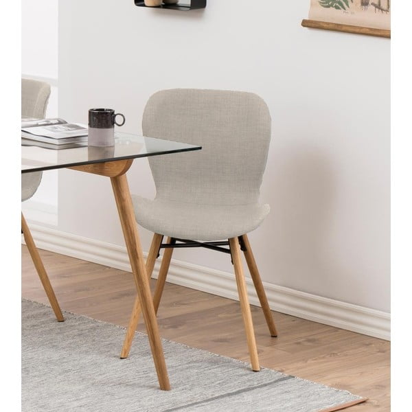 Bež jedilni stoli v kompletu 2 ks Batilda – Actona-image-1