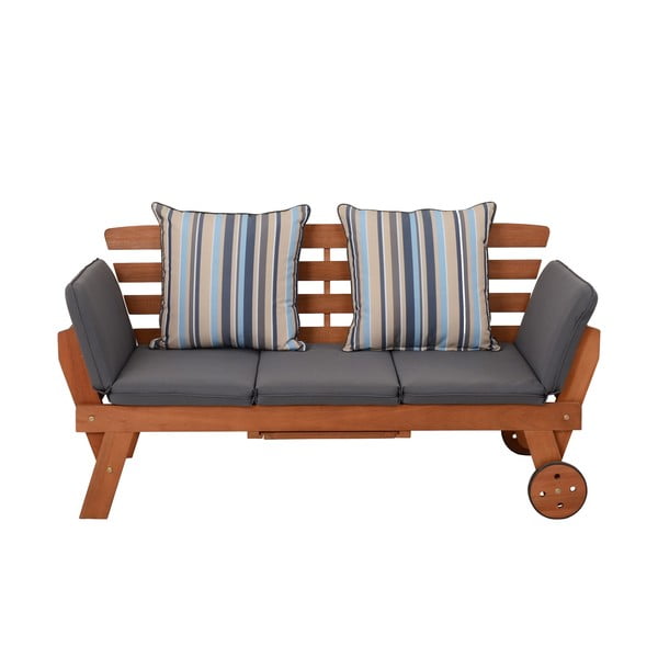 Rjava vrtna klop iz masivnega lesa Rincon – Garden Pleasure