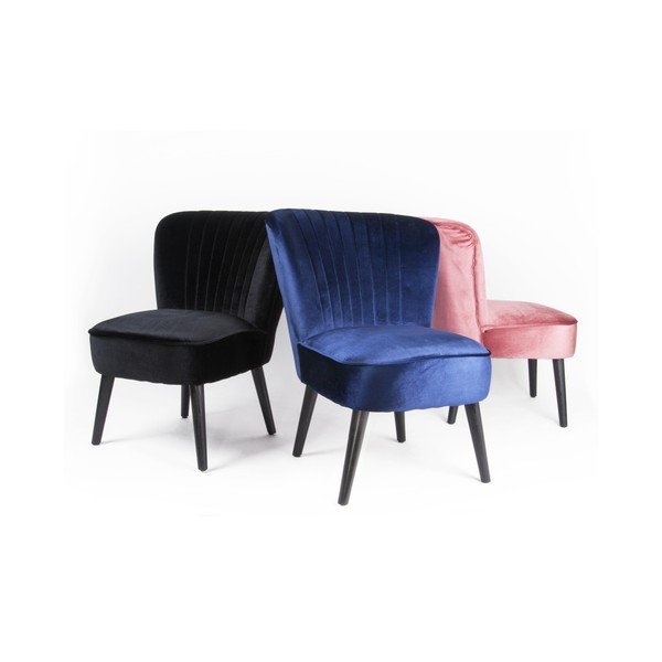Roza stol z žametnim oblazinjenjem Leitmotiv Luxury-image-4