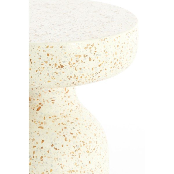Terazzo okrogla stranska mizica ø 32 cm Moravit – Light & Living-image-3