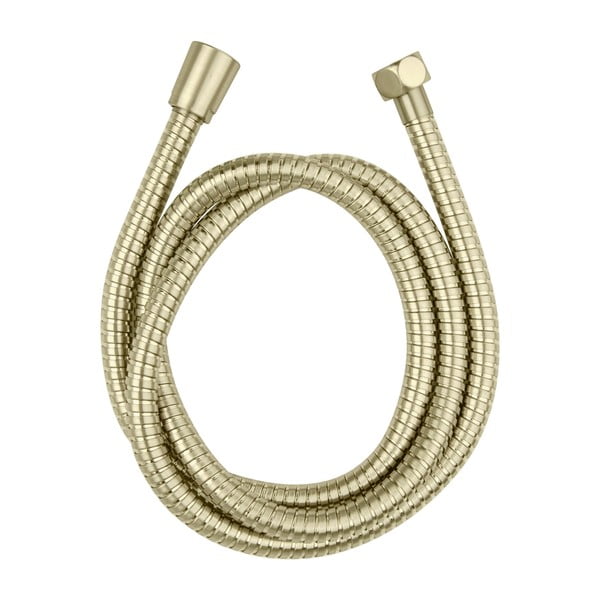 Cev za tuš iz nerjavečega jekla v mat zlati barvi 150 cm Brass – Wenko