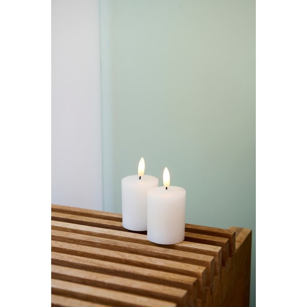 LED sveče v kompletu 2 ks (višina 6,5 cm) Sille Mini Rechargeable – Sirius-image-1