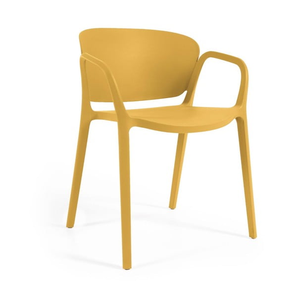 Rumen plastičen vrtni stol Ania – Kave Home