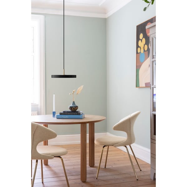 Črna LED zatemnitvena viseča svetilka s kovinskim senčnikom ø 31 cm Asteria Plus Mini – UMAGE-image-1