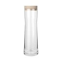 Steklena karafa za vodo z bež silikonskim pokrovom Blomus Aqua, 1 l
