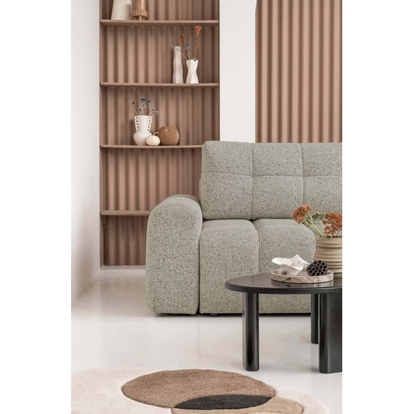 Svetlo rjava raztegljiva kotna sedežna garnitura s prostorom za shranjevanje (desni kot) Lulu – Miuform-image-4