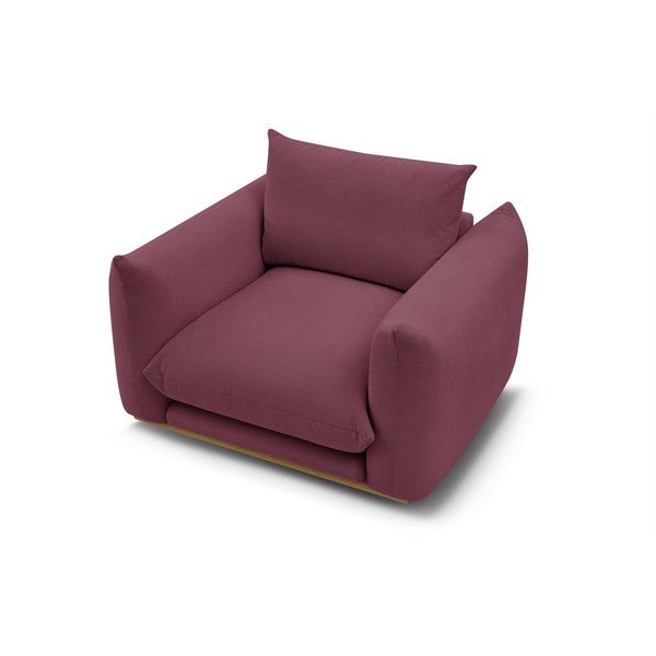 Bordo rdeč fotelj Ernest – Bobochic Paris-image-4
