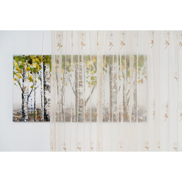 Bež prosojna zavesa 140x245 cm Edith – Mendola Fabrics-image-3