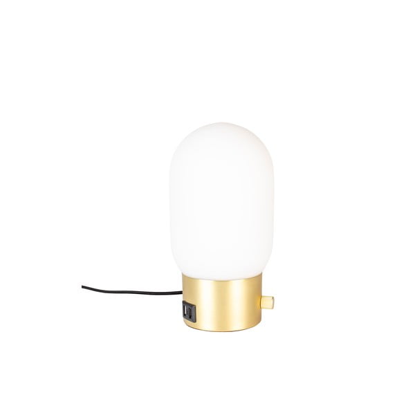 Namizna svetilka s podstavkom v zlati barvi Zuiver Urban-image-2