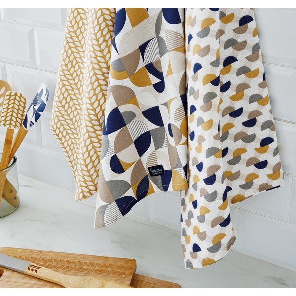 Bombažne brisače v kompletu 3 kos 45x65 cm Bauhaus - Cooksmart ®-image-1