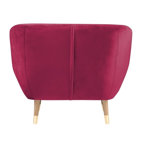 Roza žametni fotelj Mazzini Sofas Benito-image-4
