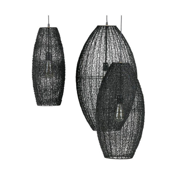 Črna viseča svetilka BePureHome Creative, ⌀ 40 cm-image-2