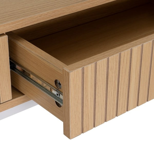 Stranska mizica v hrastovem dekorju 30x100 cm Mid-Lines – Casa Selección-image-3