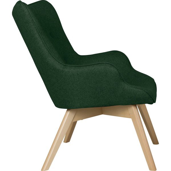 Temno zelen fotelj Niko – Ropez-image-3