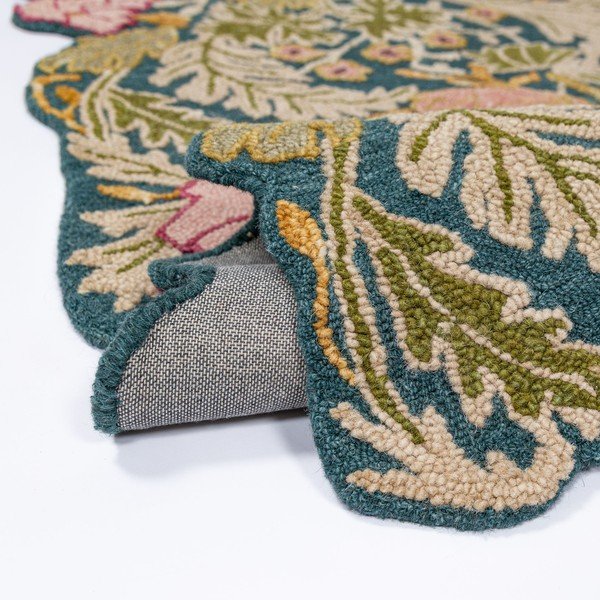 Ročno tkana volnena preproga 120x170 cm Daphne Shaped Floral – Flair Rugs-image-2