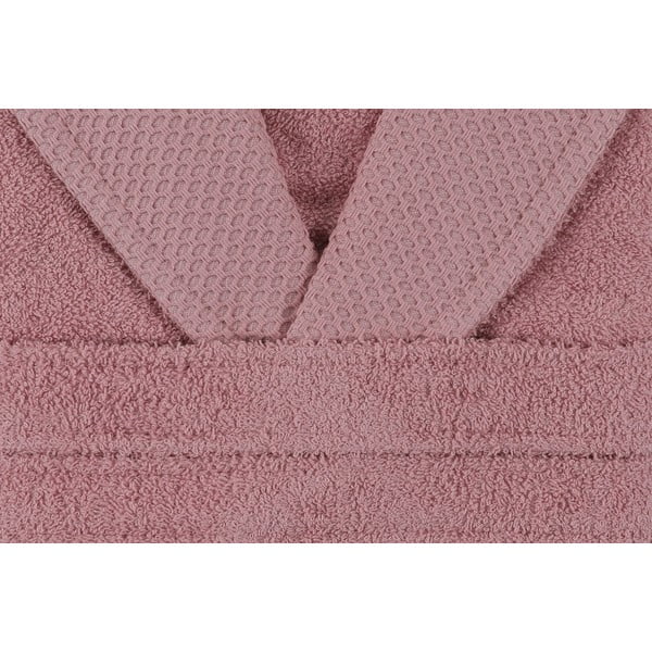 Rožnat bombažen kopalni plašč velikosti M Cappa – Foutastic-image-3