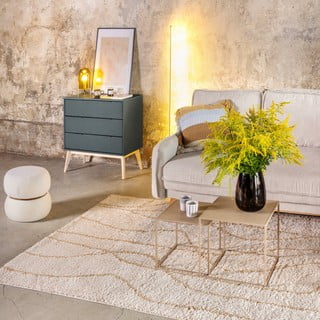 Kremno bela preproga 120x180 cm Routa – Bonami Selection