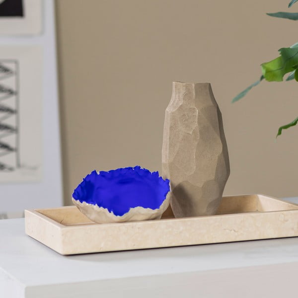 Bež vaza iz poliresina (višina 18 cm) Nuki – Mette Ditmer Denmark-image-1