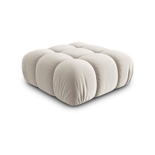 Bež žameten modularni otoman Bellis – Micadoni -image-3