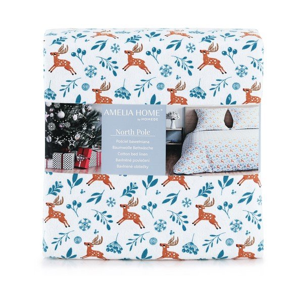 Flanelna posteljnina AmeliaHome Snuggy Northpole, 200 x 200 cm-image-4