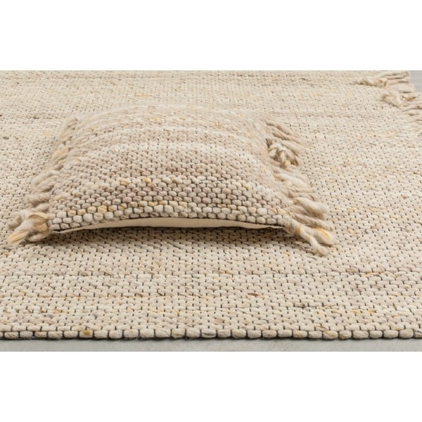 Bež volnena preproga Zuiver Frills, 170 x 240 cm-image-2