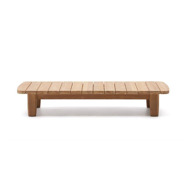 Vrtna miza iz tikovine 70x140 cm Tirant - Kave Home
