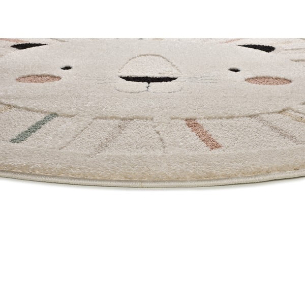 Kremno bela otroška preproga ø120 cm Clown – Universal-image-3