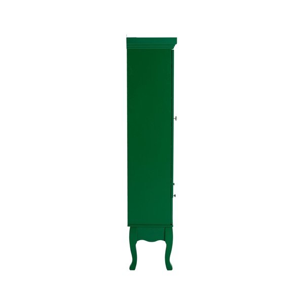 Zelena stenska vitrina iz MDF plošč 85x170,5x35 cm Prato – Ellos Home-image-2