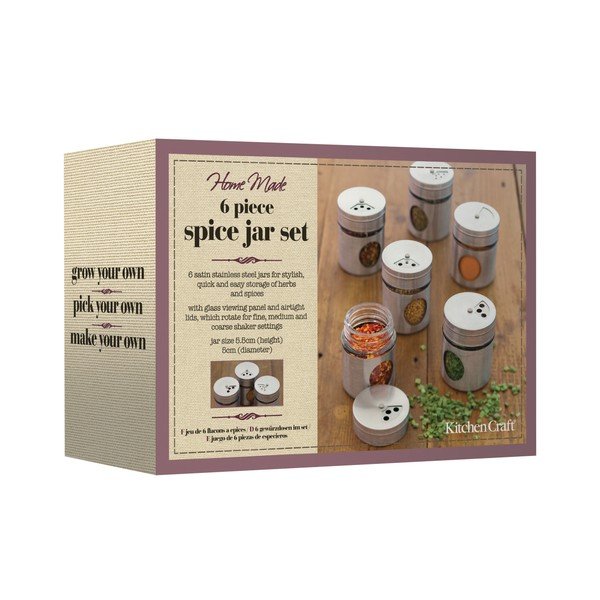 Komplet 6 kozarcev za začimbe Kitchen Craft-image-2