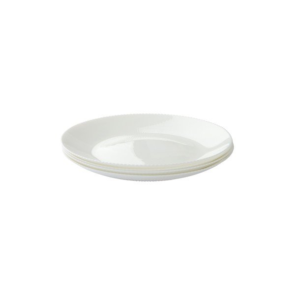 Beli stekleni krožniki v kompletu 4 ks ø 25 cm Alessia – Jotex-image-3