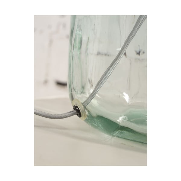 Namizna svetilka z bež senčnikom in strukturo iz recikliranega stekla Good&Mojo Murano, ⌀ 30 cm-image-1