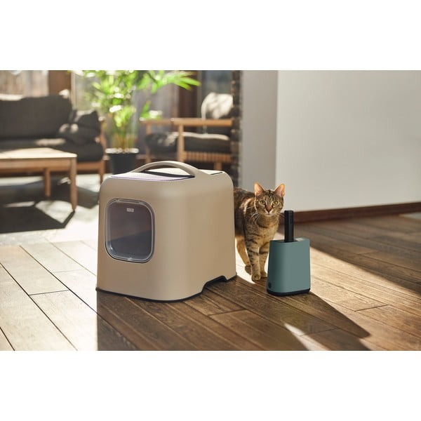 Lopatka za čiščenje mačjega stranišča s stojalom 9x16 cm Biala - Rotho-image-1