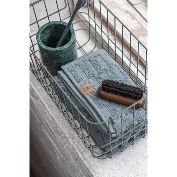 Temno zelen marmorni lonček za zobne ščetke Marble – Mette Ditmer Denmark-image-4