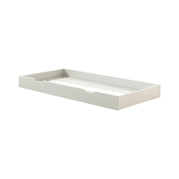 Bela otroška postelja iz masivnega bora z dodatnim ležiščem z letvenim dnom 90x200 cm Margrit – Vipack-image-4